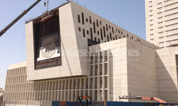 Central Bank of Kuwait limestone cladding